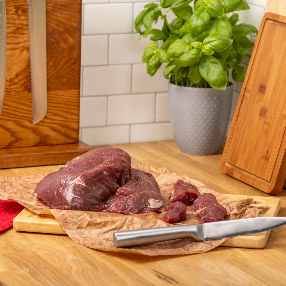 Horse meat CHUNKS from wild drug free ponies 1KG