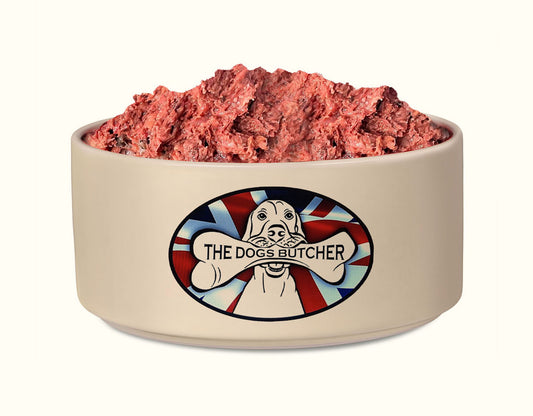 Salmon with Wild Venison MINCE 80-10-10 with LAMB OFFAL 1kg