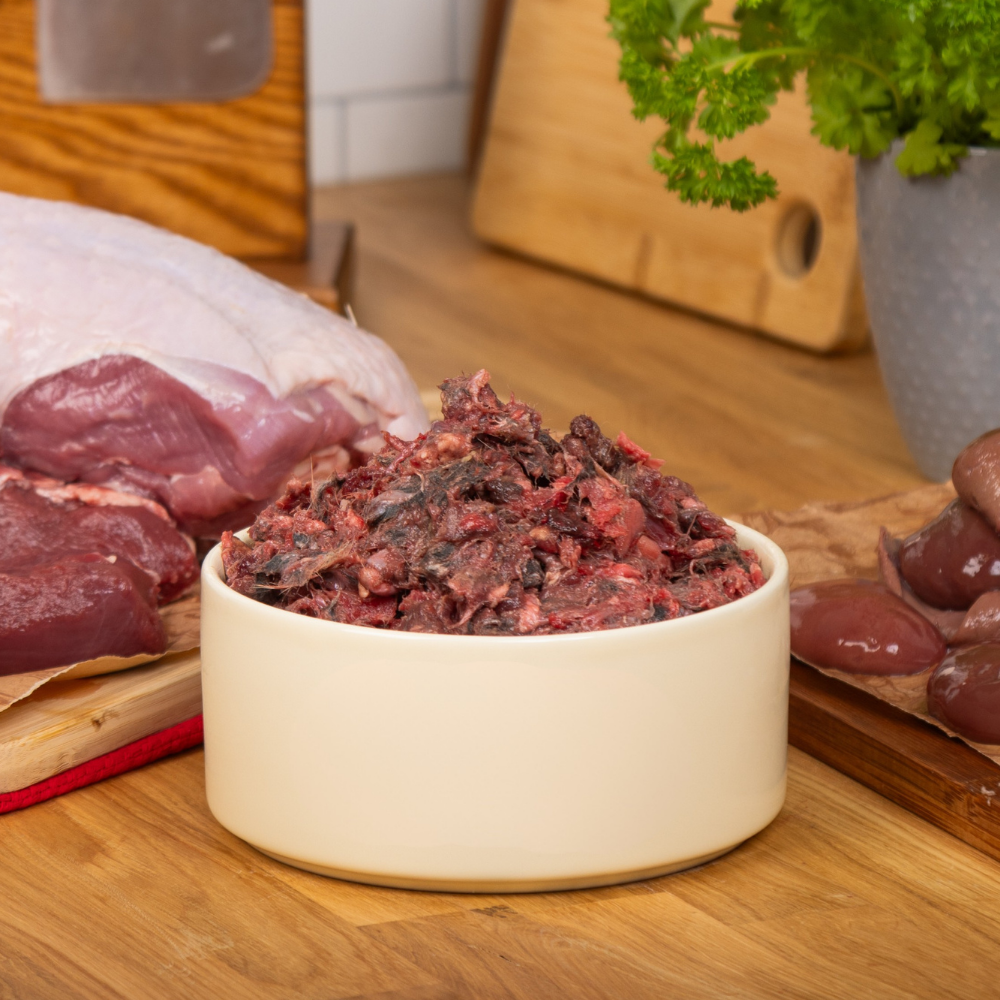 Venison, Beef and Turkey MINCE 80-10-10 1KG