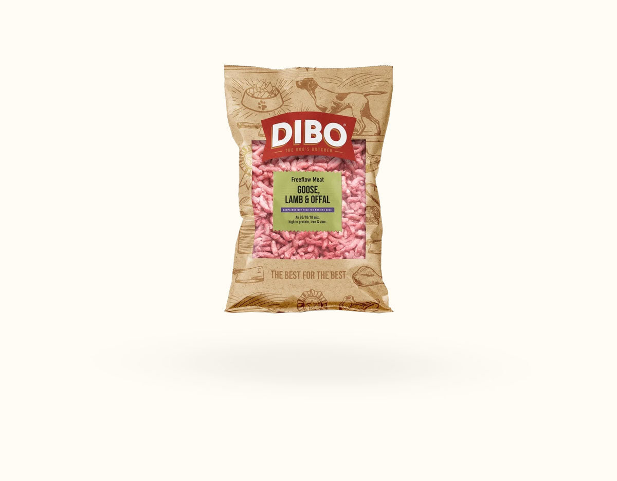 DIBO Free Flow Mince Goose, Lamb & Offal 1kg