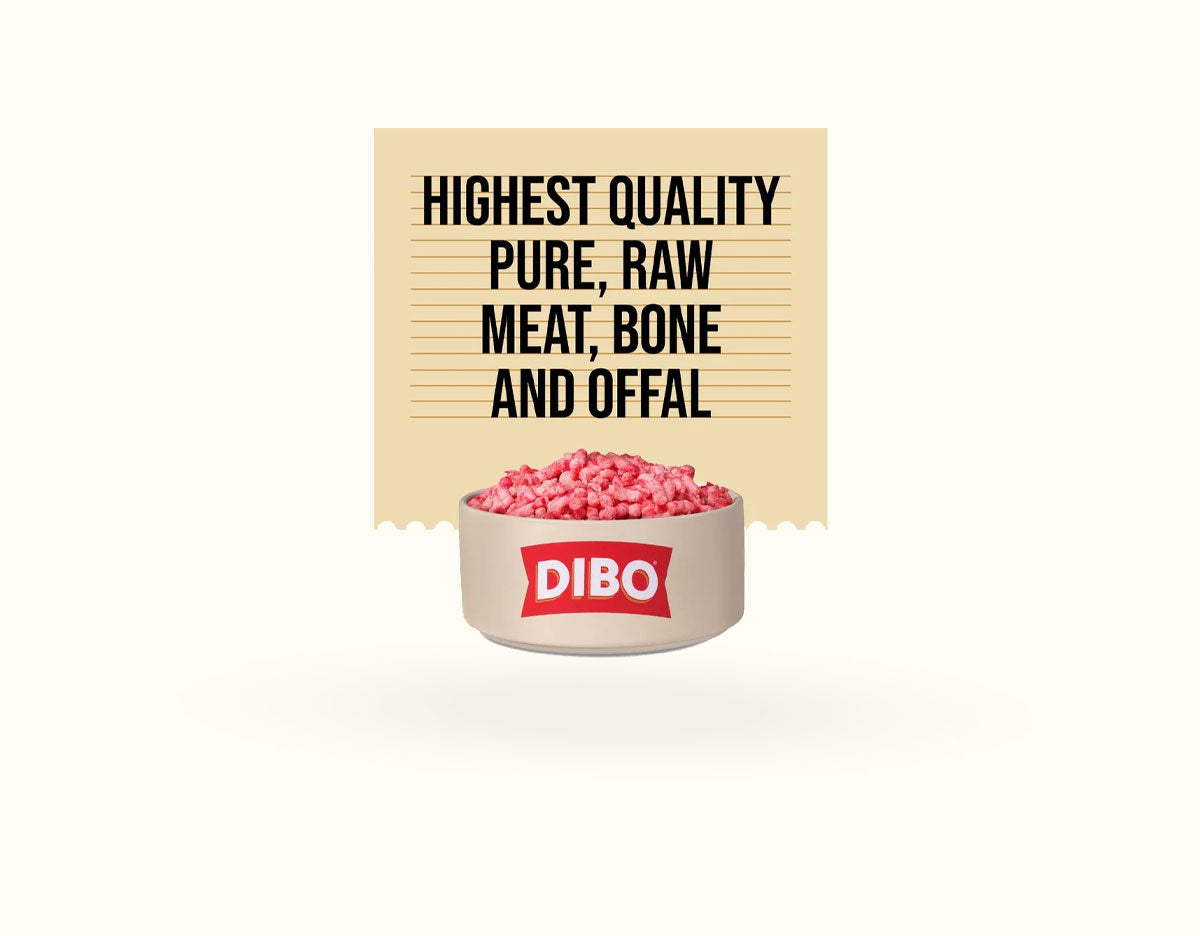 DIBO Free Flow Mince Goose, Lamb & Offal 1kg