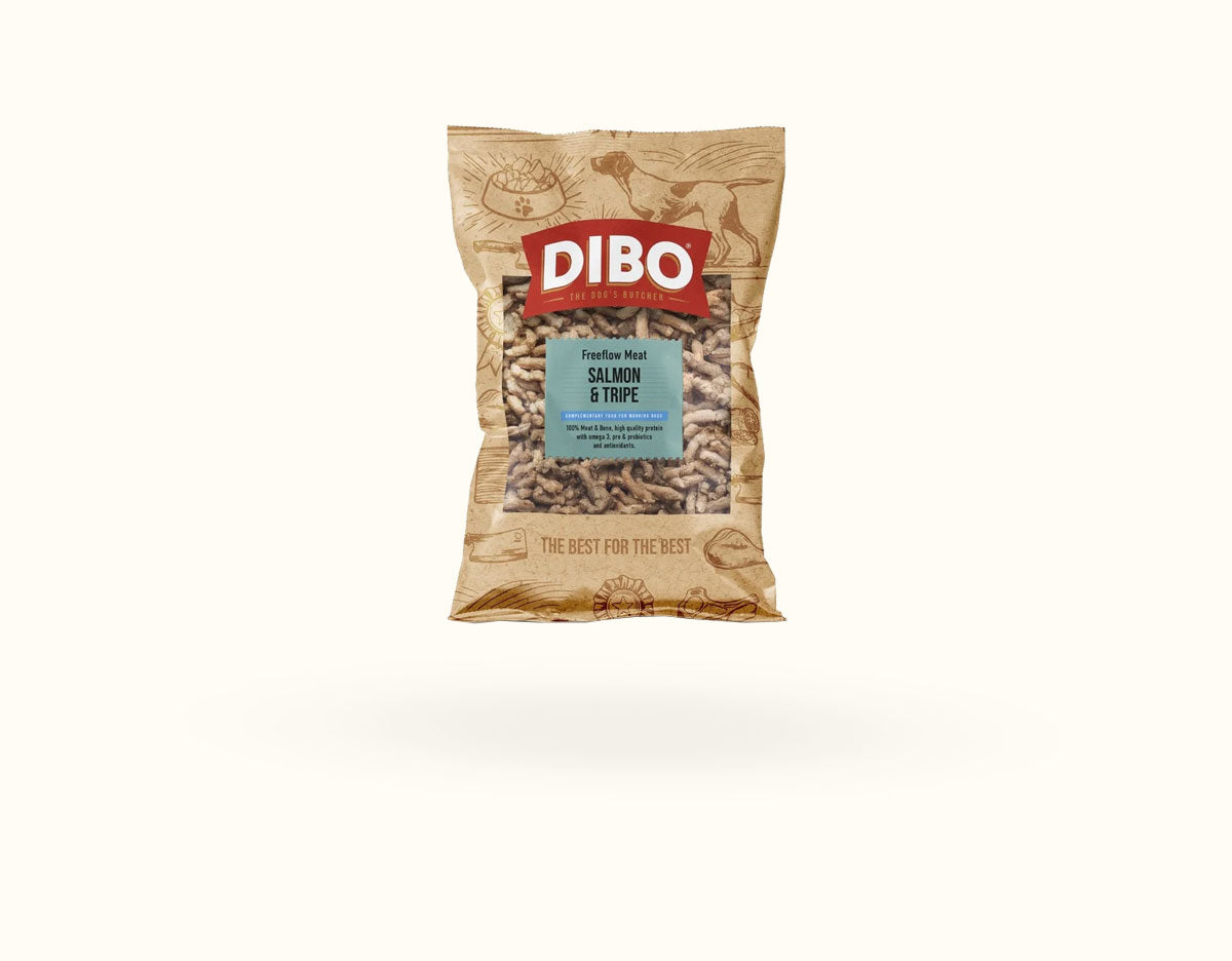 DIBO Free Flow Mince Salmon & Tripe 1kg