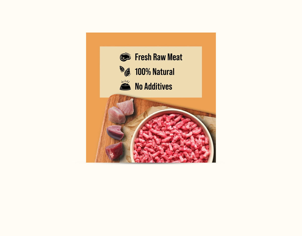 DIBO Free Flow Mince Turkey, Lamb & Offal 1kg