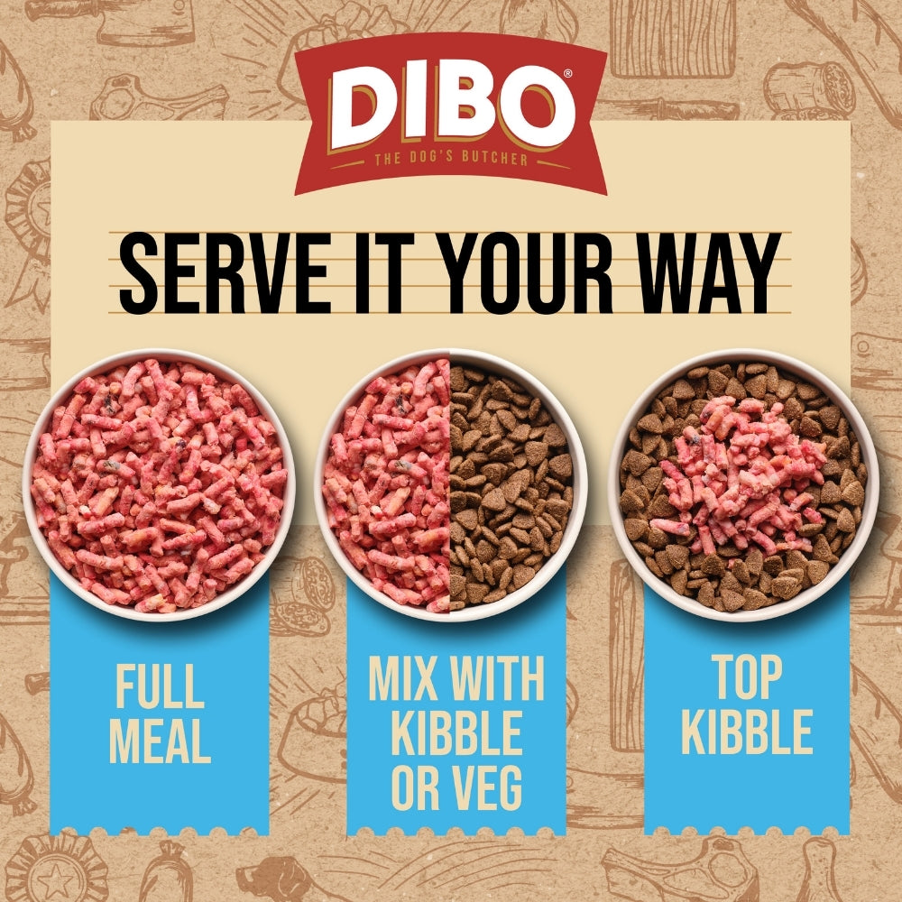 DIBO Free Flow Mince Surf & Turf 1kg