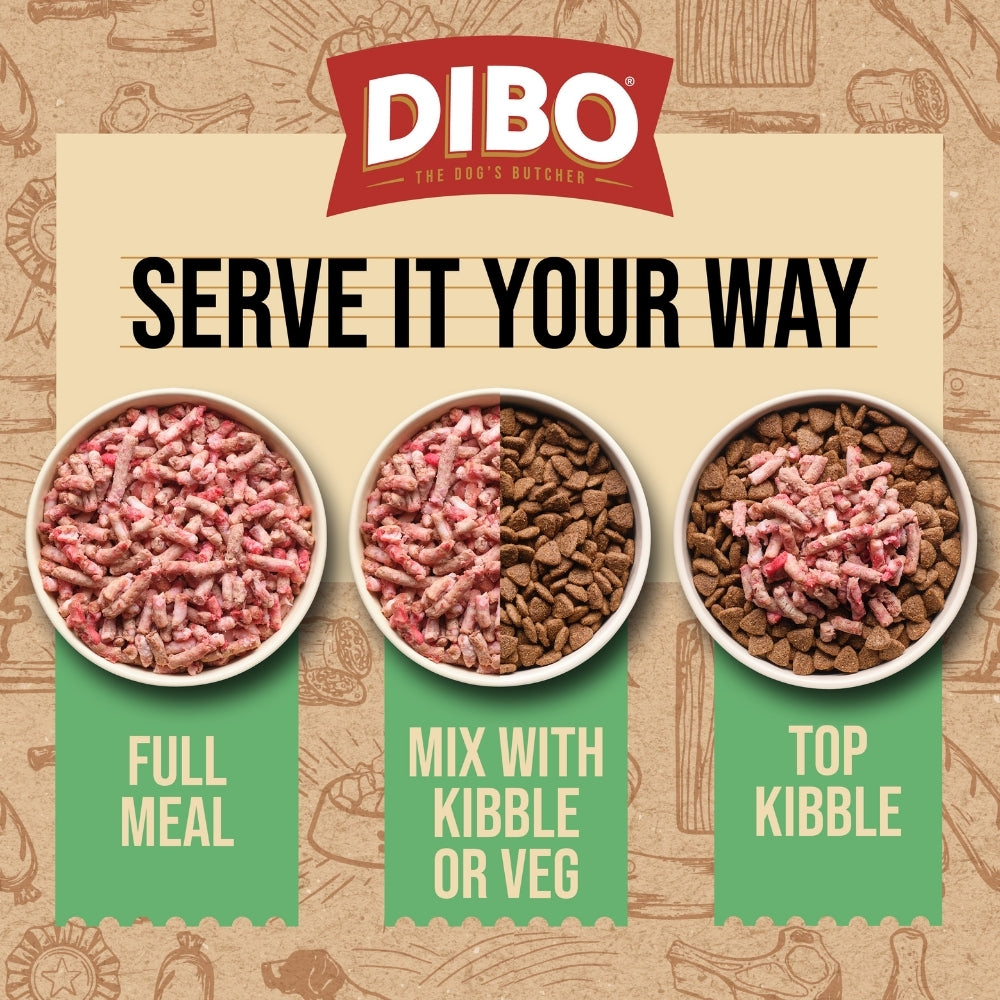 DIBO Free Flow Mince Venison 90/10 1kg
