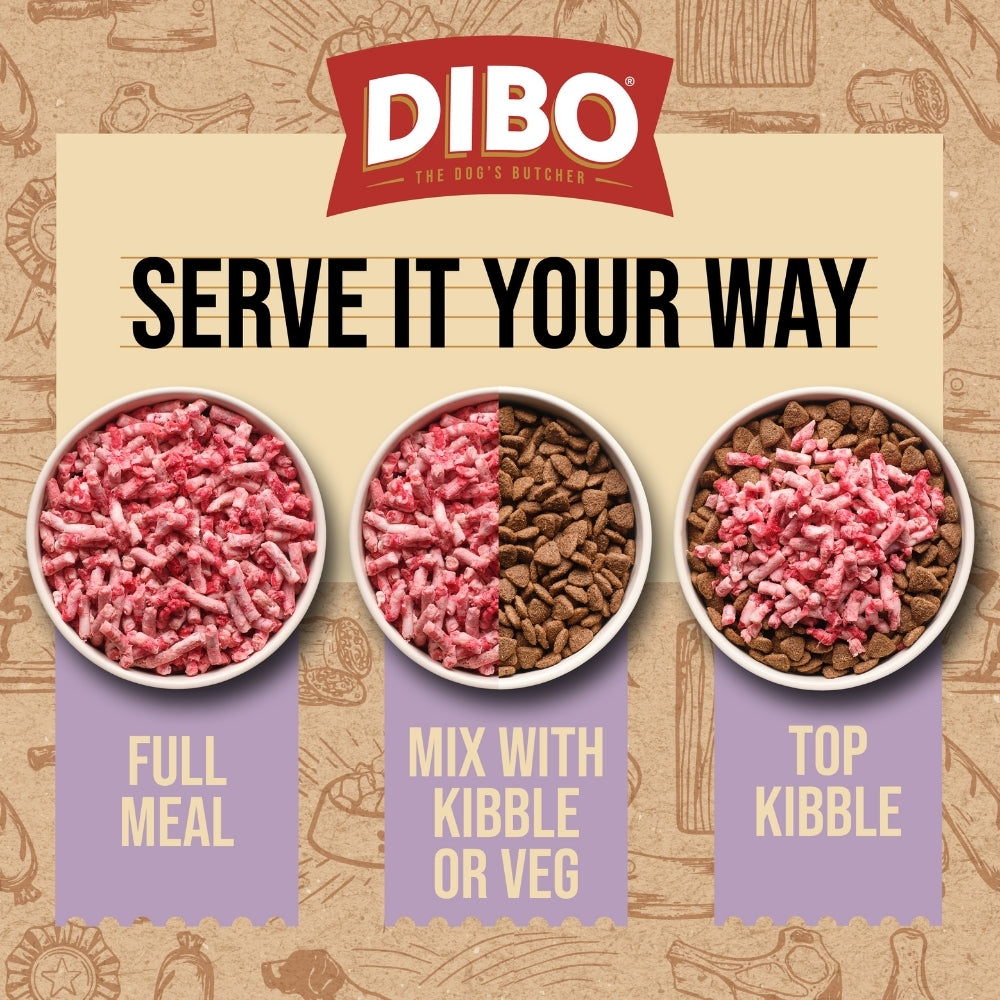 DIBO Free Flow Mince Lamb Mix 1kg