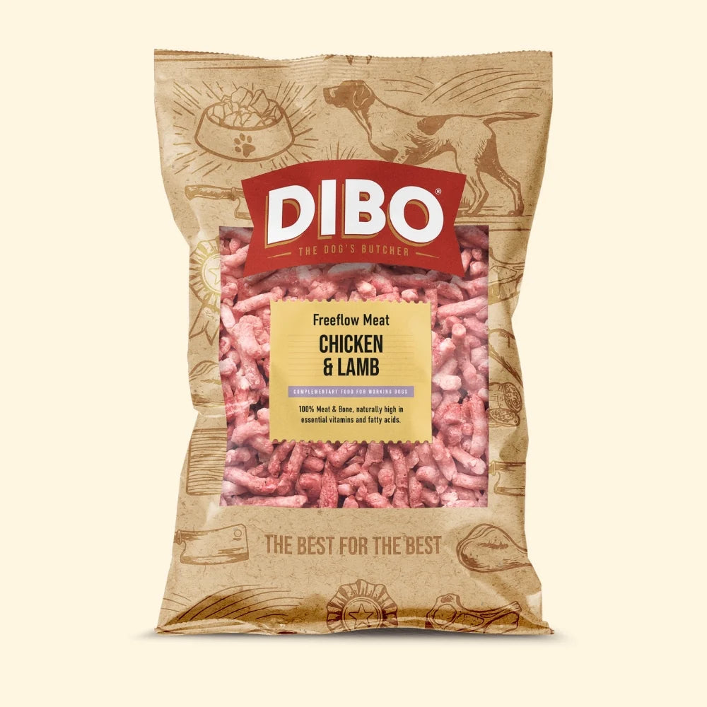 DIBO Free Flow Mince Chicken and Lamb 90/10 1kg