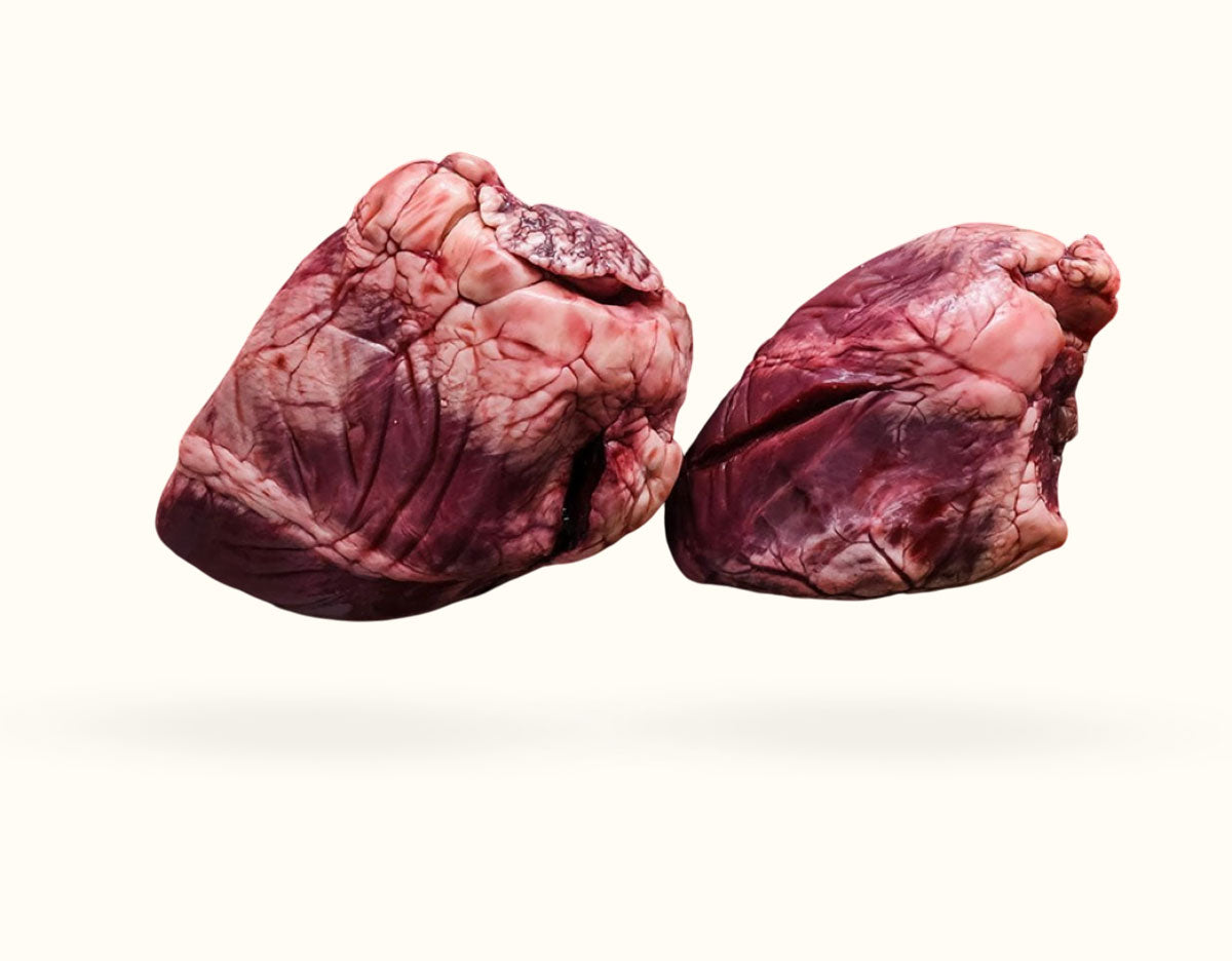 Lamb heart whole x 4. Locally sourced