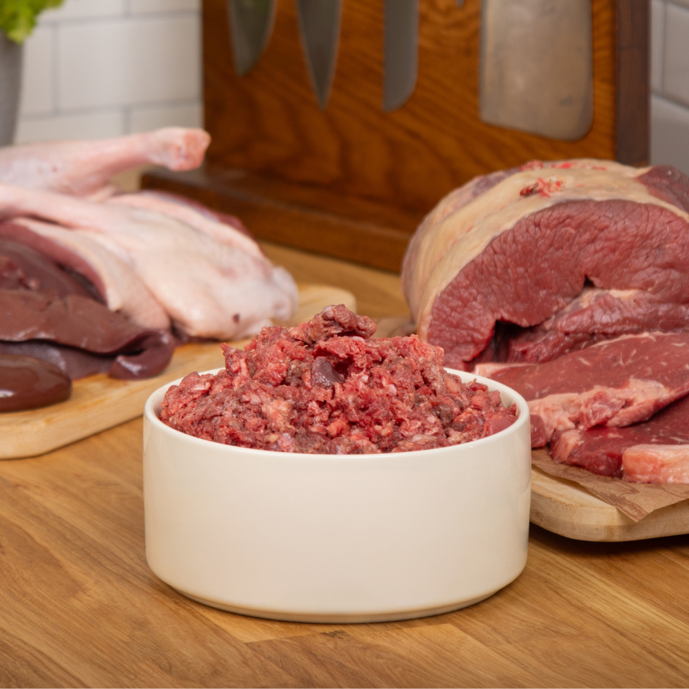 PUPPY Ox MINCE with Duck  80-10-10 1KG