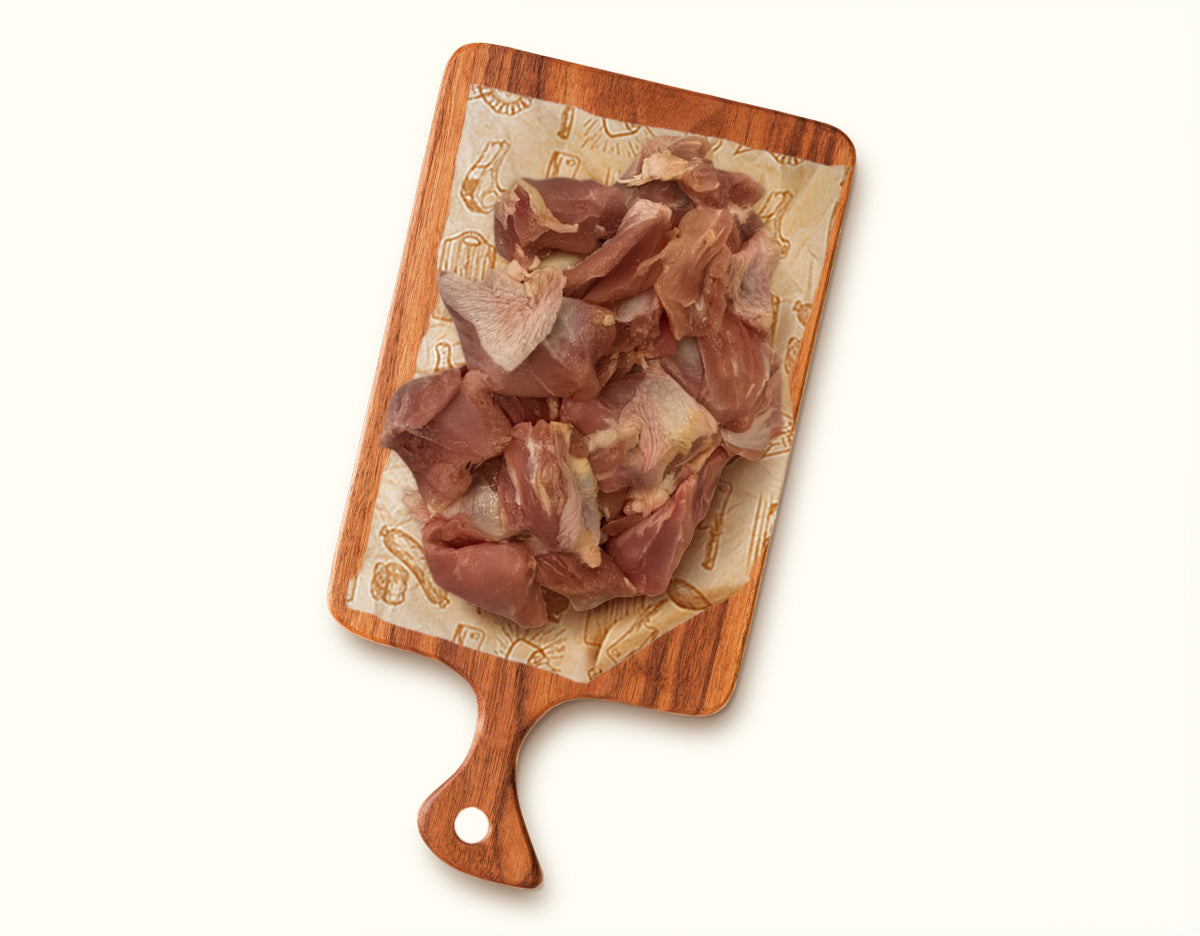 Boneless free range chicken CHUNKS 2kg