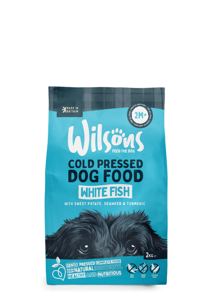 Wilsons White Fish Premium Cold Pressed Dog Food 2kg