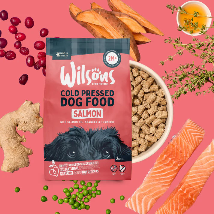 Wilsons Salmon Premium British Cold Pressed Dog Food 2kg