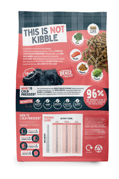 Wilsons Salmon Premium British Cold Pressed Dog Food 2kg