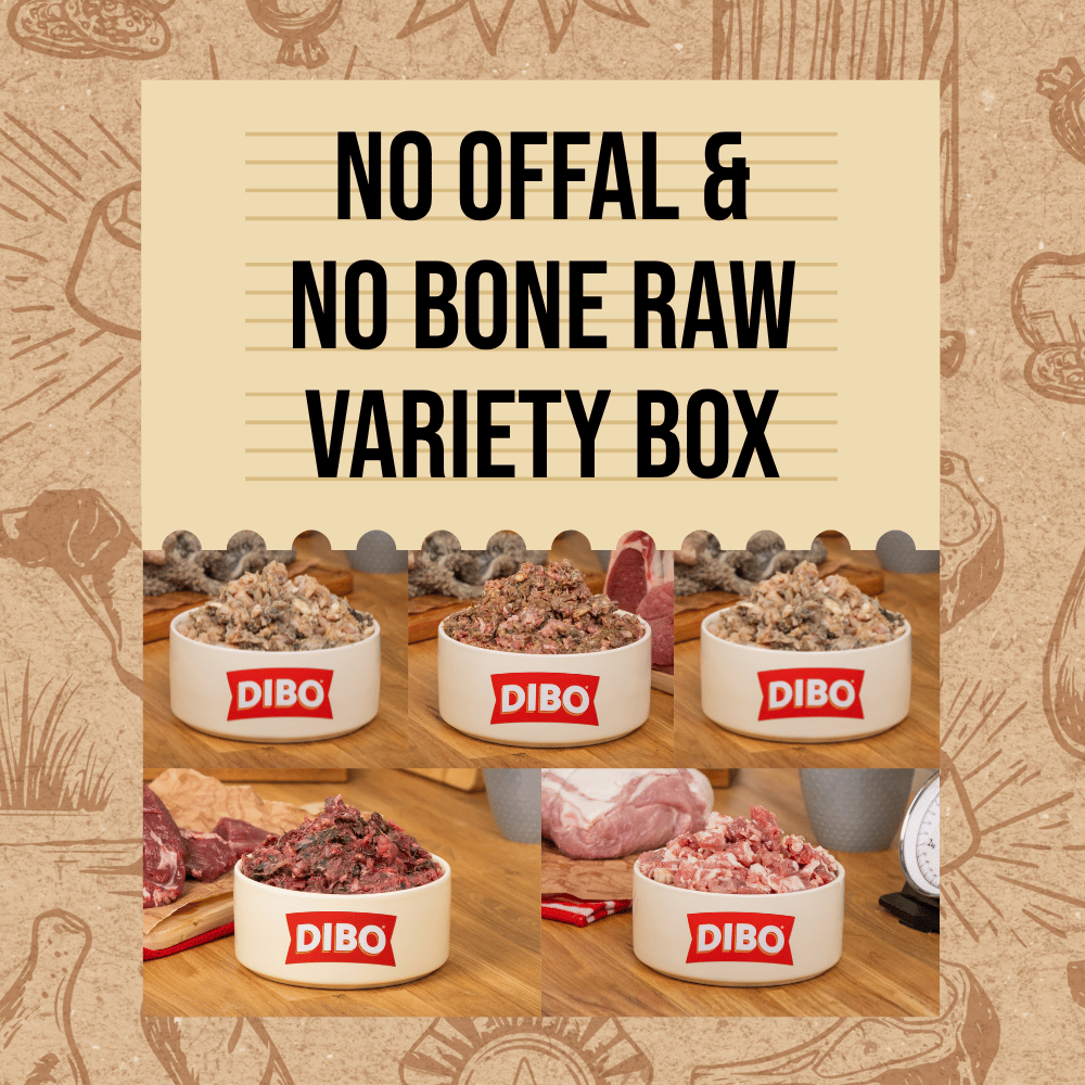 DIBO Finest No Offal & No Bone Raw Variety Box (7kg)