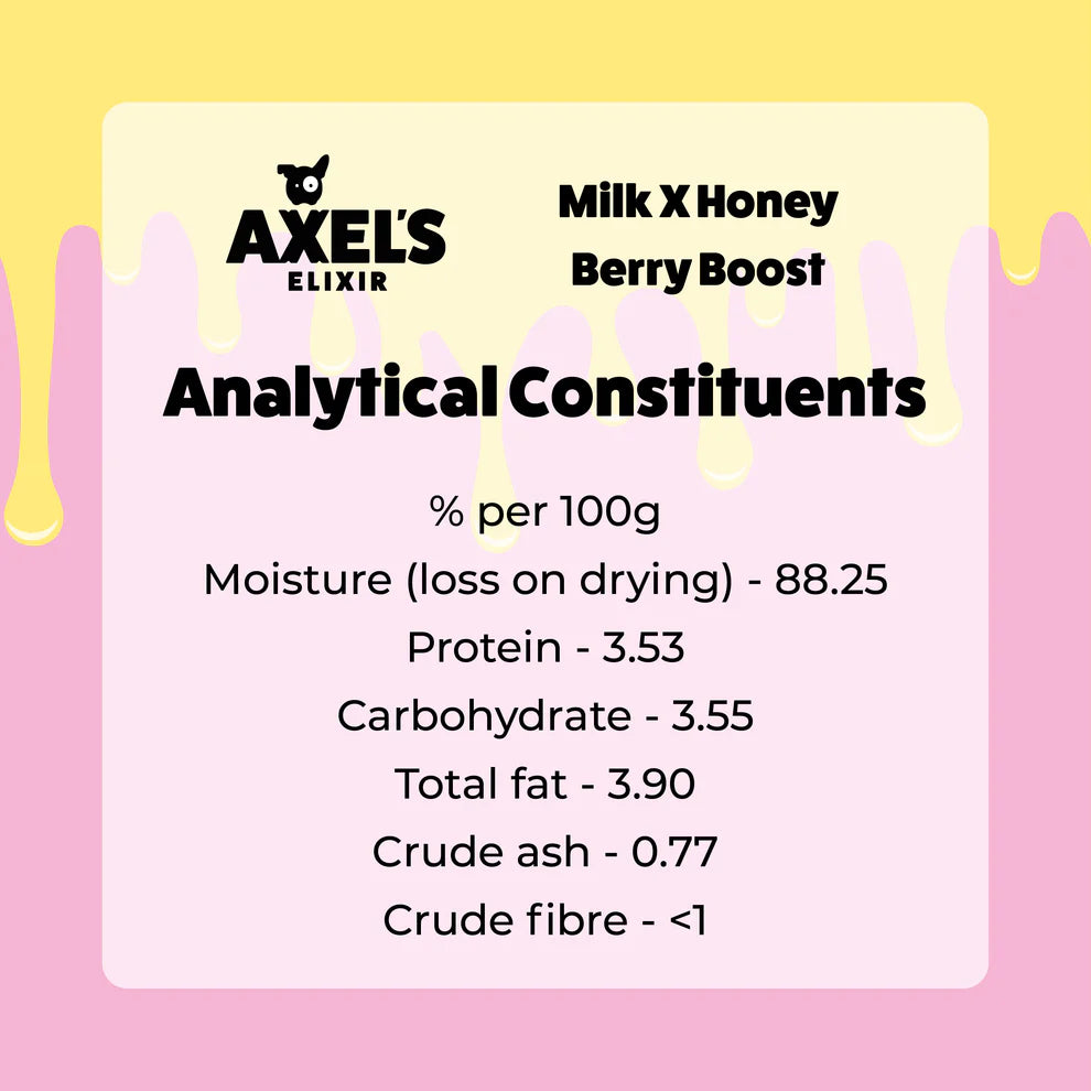 Axels Elixir Milk & Honey Berry Boost Happy Bones