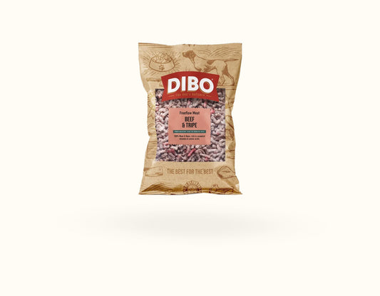DIBO Free Flow Mince Beef & Tripe 1KG