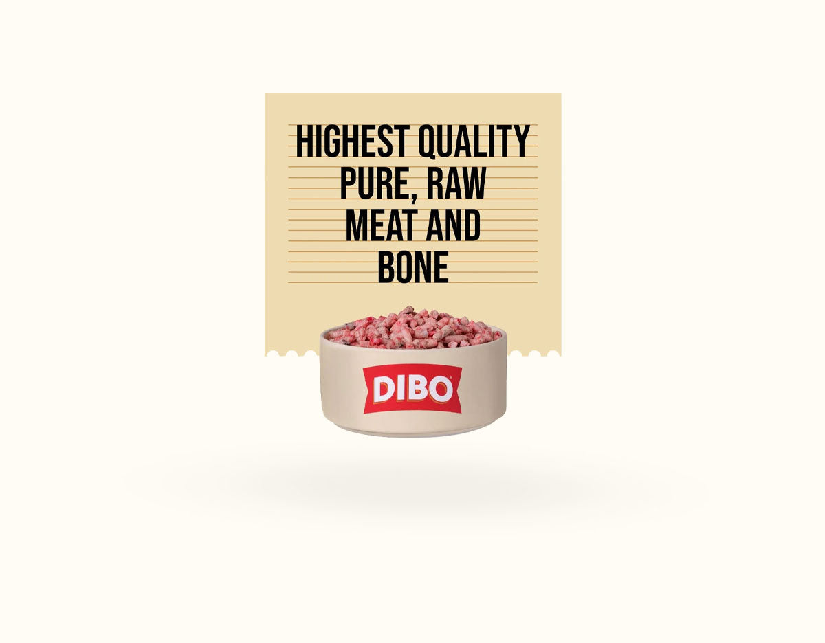 DIBO Free Flow Mince Beef & Tripe 1KG