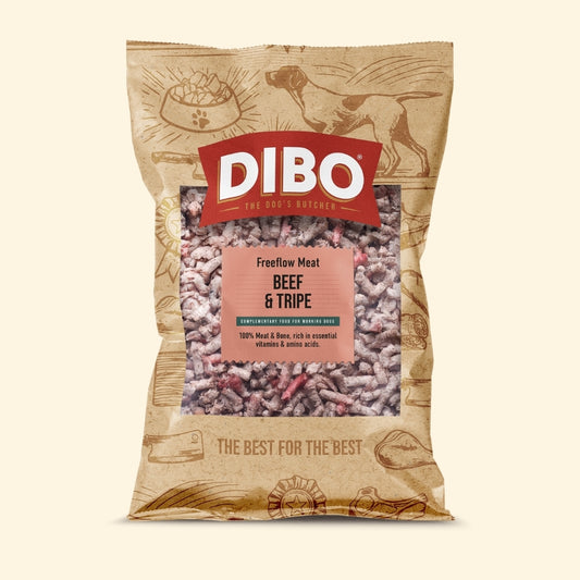 DIBO Free Flow Mince Beef & Tripe 1KG