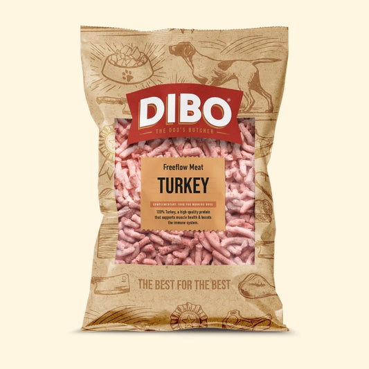 DIBO Free Flow Mince Turkey 90/10 1kg