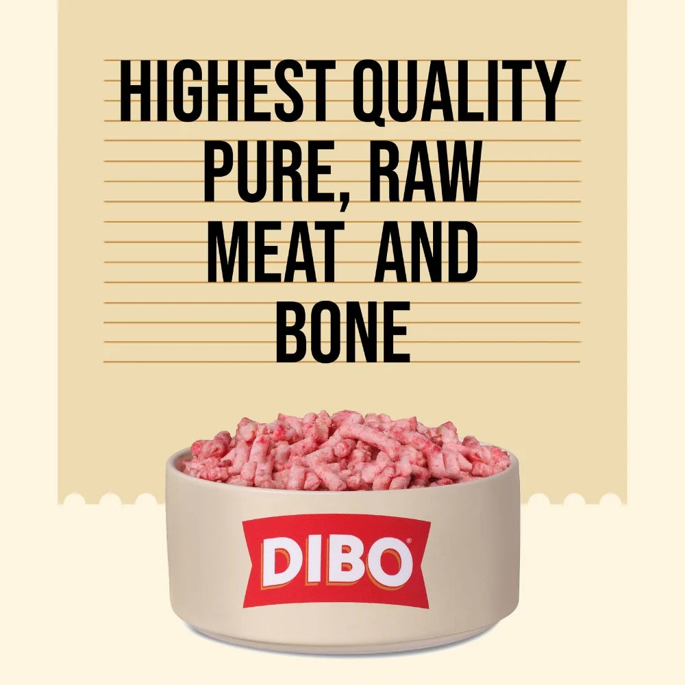 DIBO Free Flow Mince Turkey 90/10 1kg
