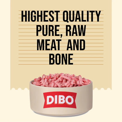DIBO Free Flow Mince Turkey 90/10 1kg