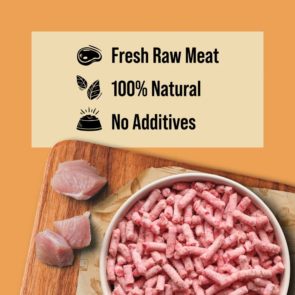 DIBO Free Flow Mince Turkey 90/10 1kg