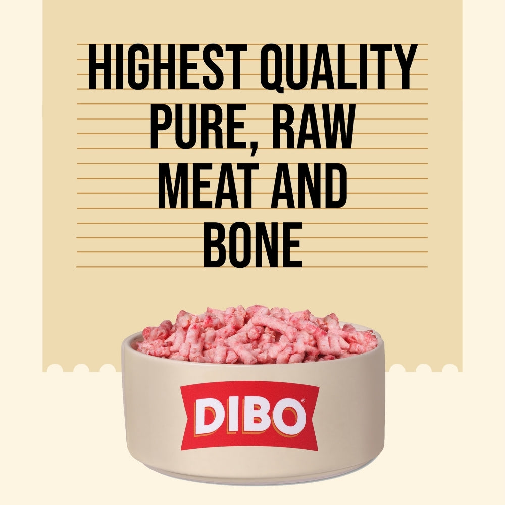 DIBO Free Flow Mince Turkey & Tripe 1kg
