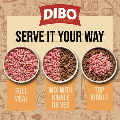DIBO Free Flow Mince Turkey & Tripe 1kg