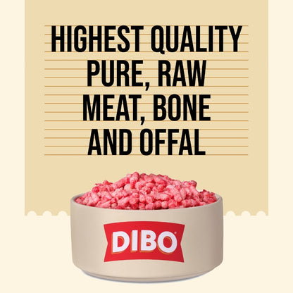 DIBO Free Flow Mince Turkey, Lamb & Offal 1kg