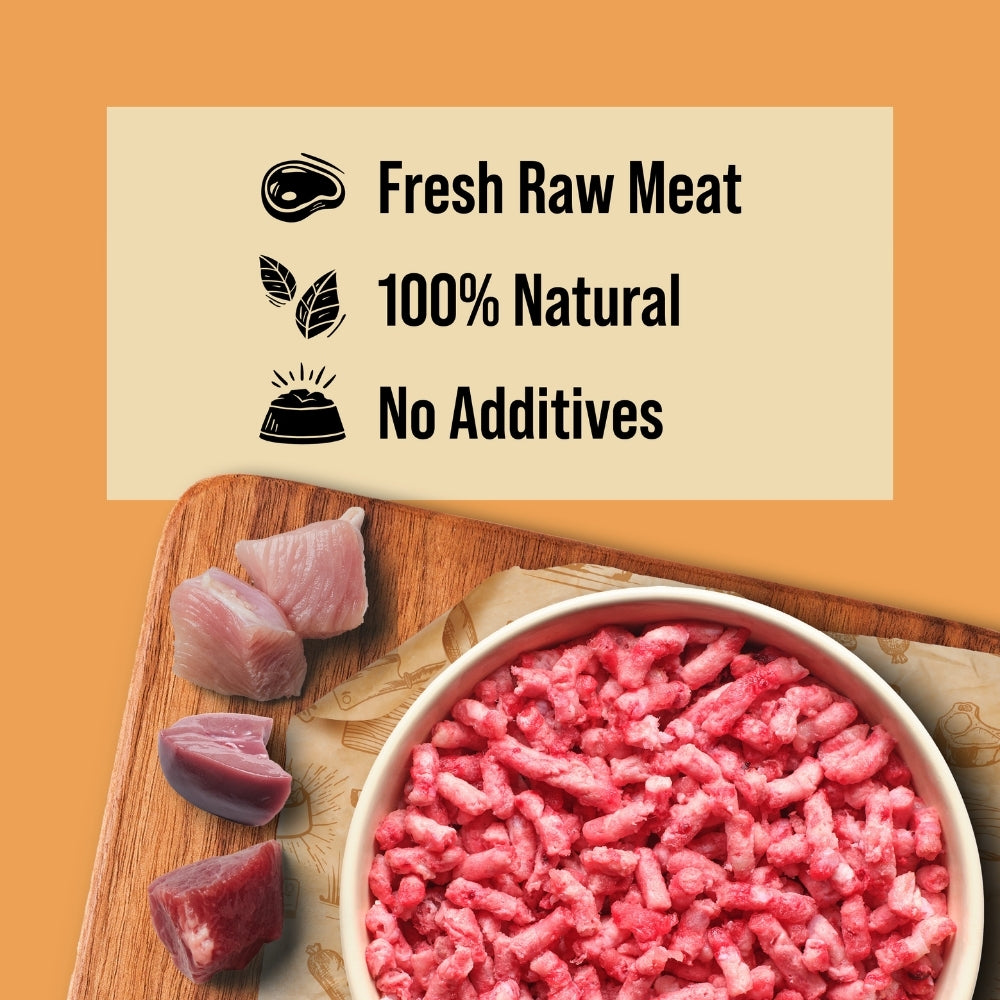 DIBO Free Flow Mince Turkey, Lamb & Offal 1kg