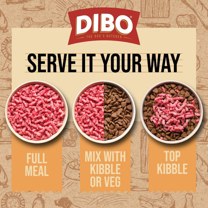 DIBO Free Flow Mince Turkey, Lamb & Offal 1kg