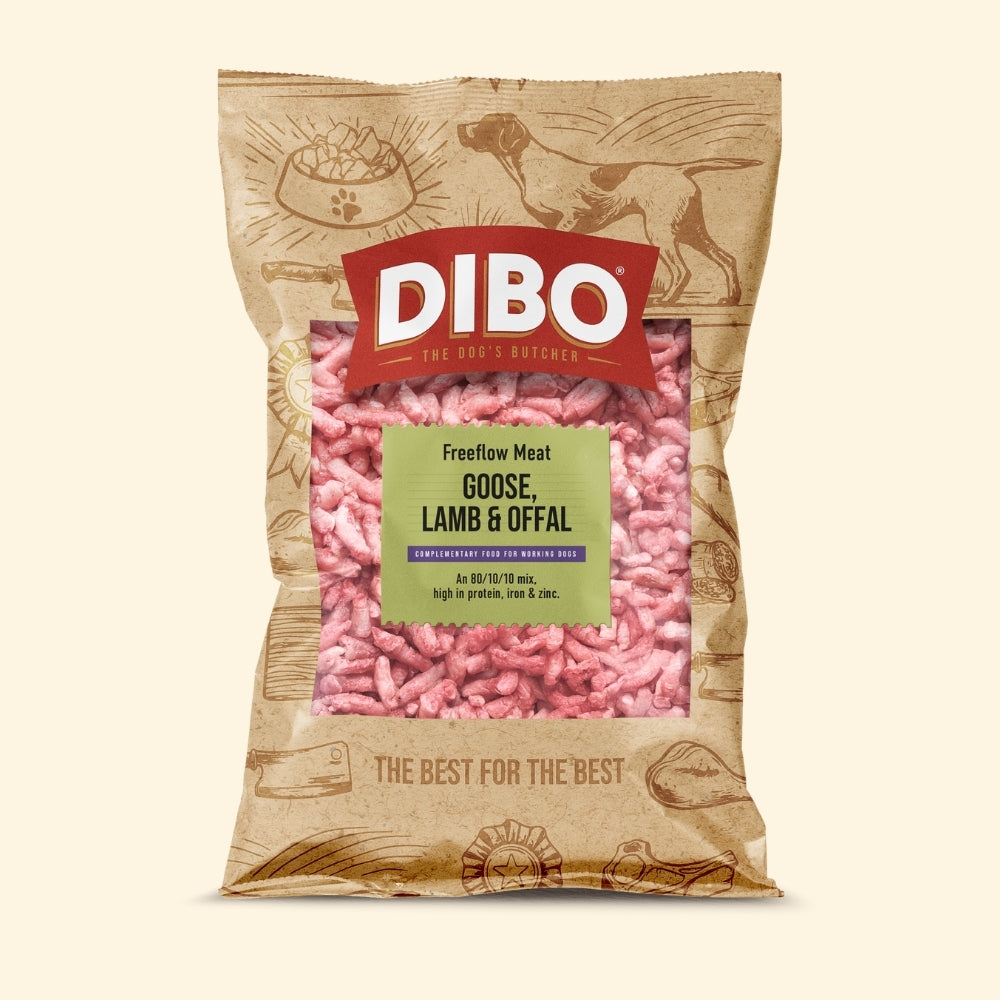 DIBO Free Flow Mince Goose, Lamb & Offal 1kg