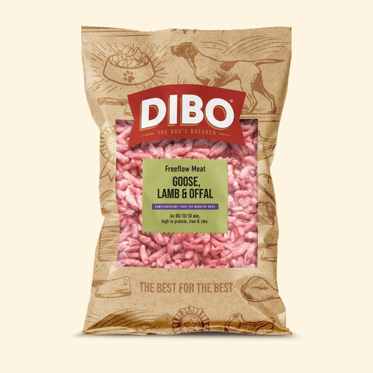 DIBO Free Flow Mince Goose, Lamb & Offal 1kg