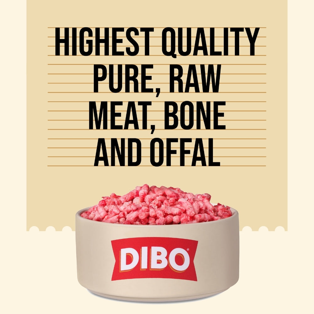 DIBO Free Flow Mince Goose, Lamb & Offal 1kg
