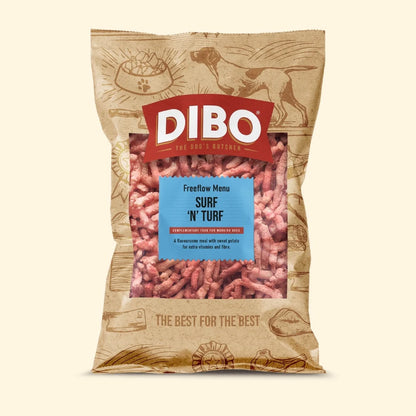 DIBO Free Flow Mince Surf & Turf 1kg