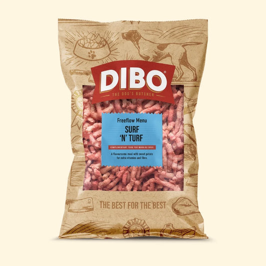 DIBO Free Flow Mince Surf & Turf 1kg