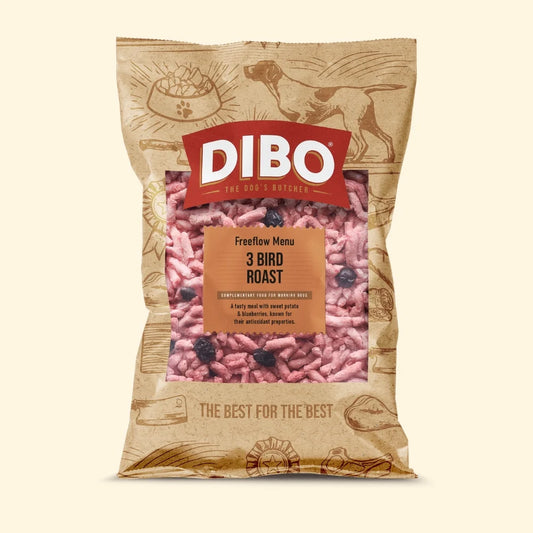 DIBO Free Flow Mince 3 Bird Roast 1kg
