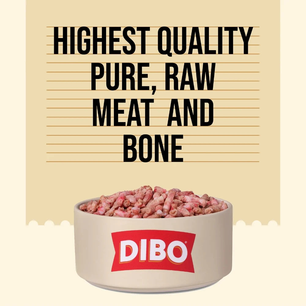 DIBO Free Flow Mince Venison 90/10 1kg