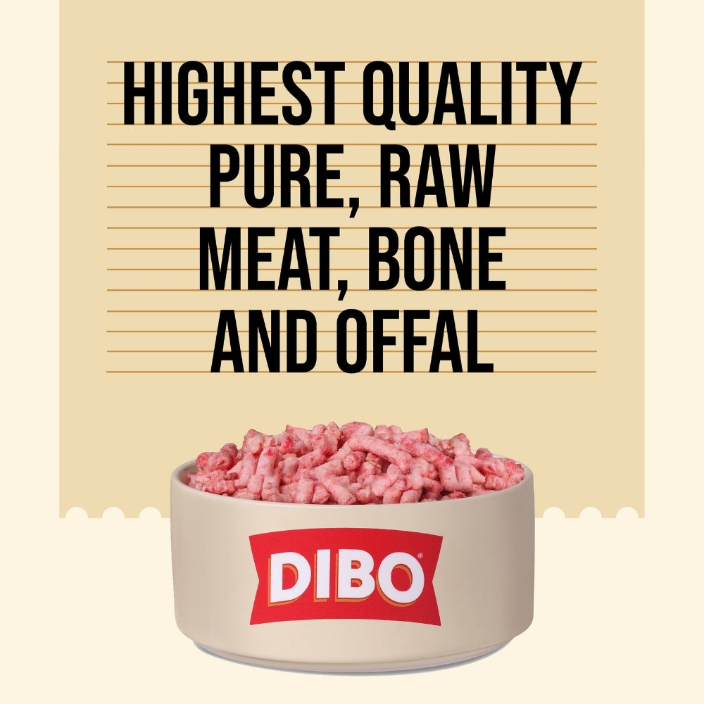 DIBO Free Flow Mince Turkey Mix 1kg