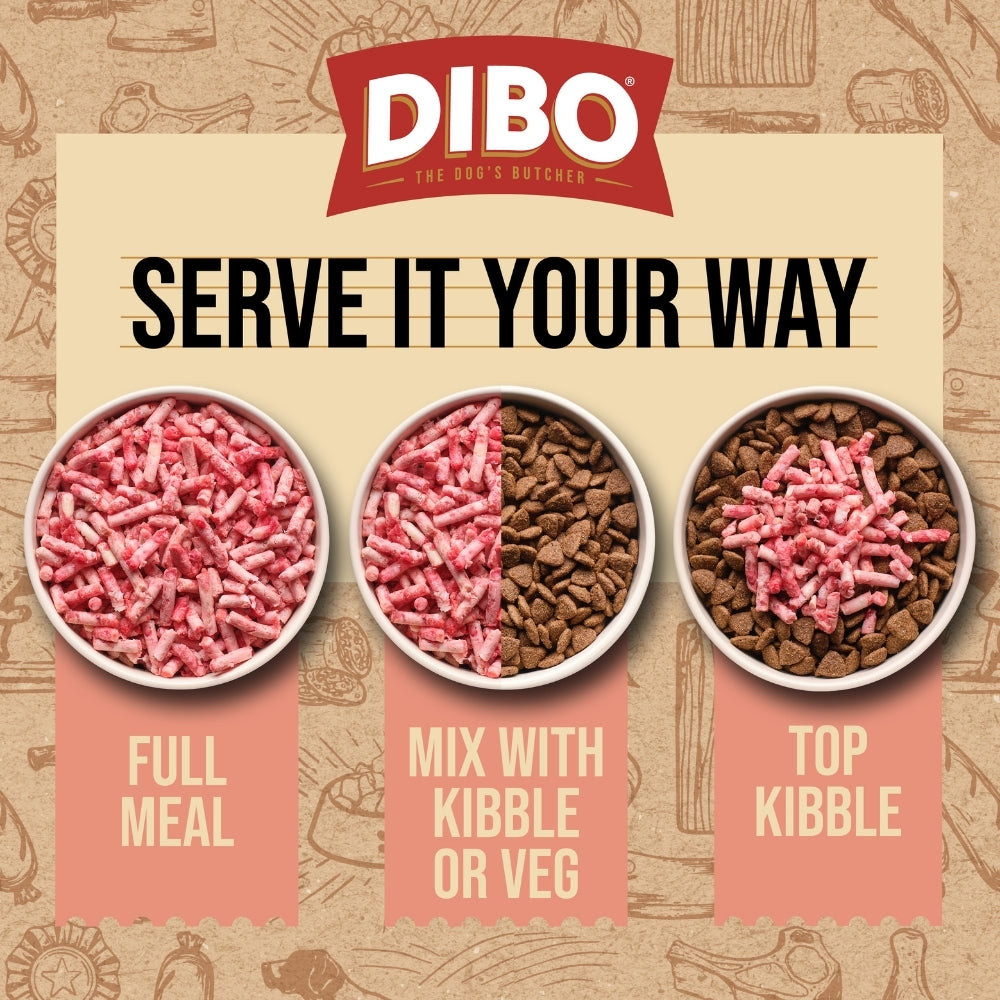 DIBO Free Flow Mince Beef Mix 1kg