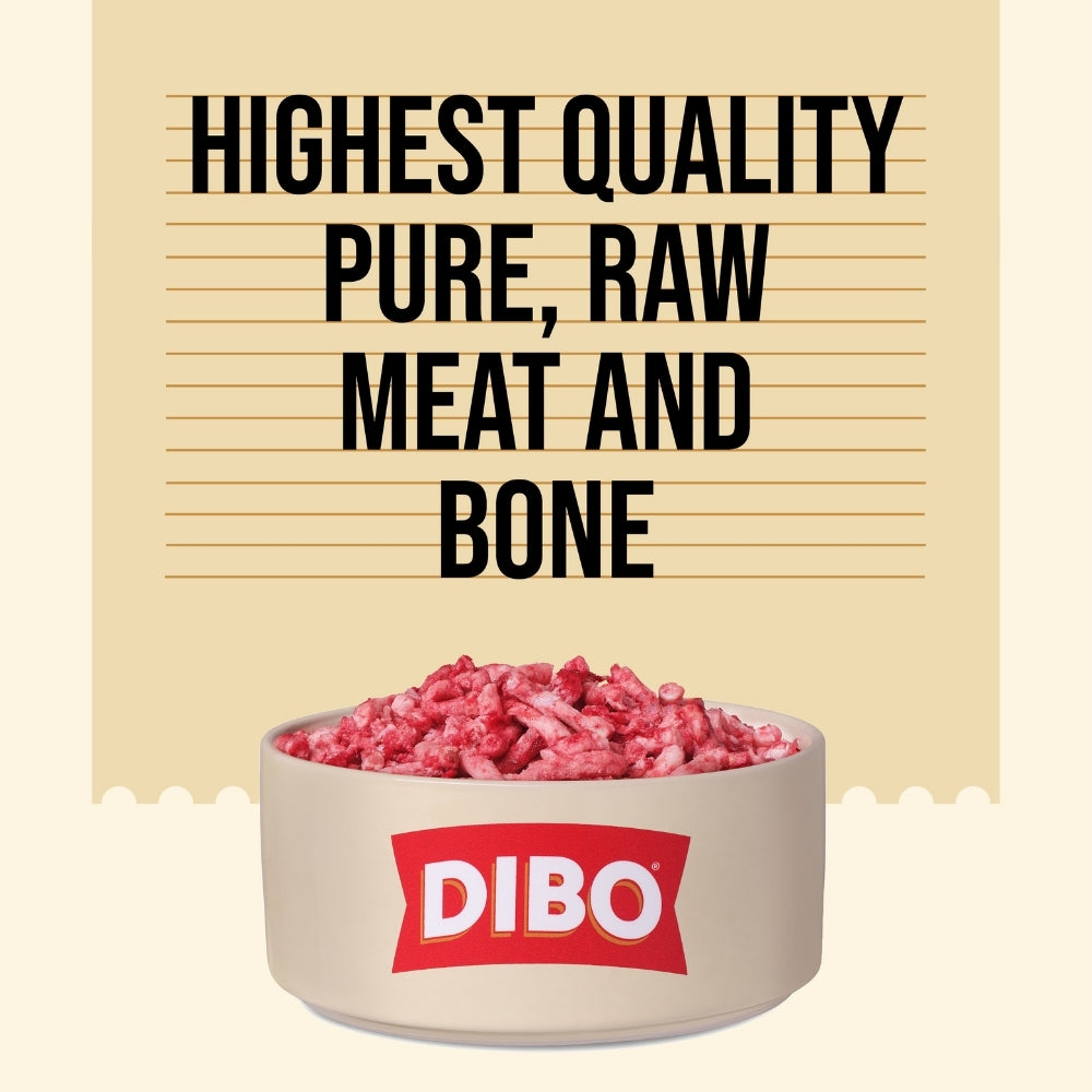 DIBO Free Flow Mince Chicken and Lamb 90/10 1kg