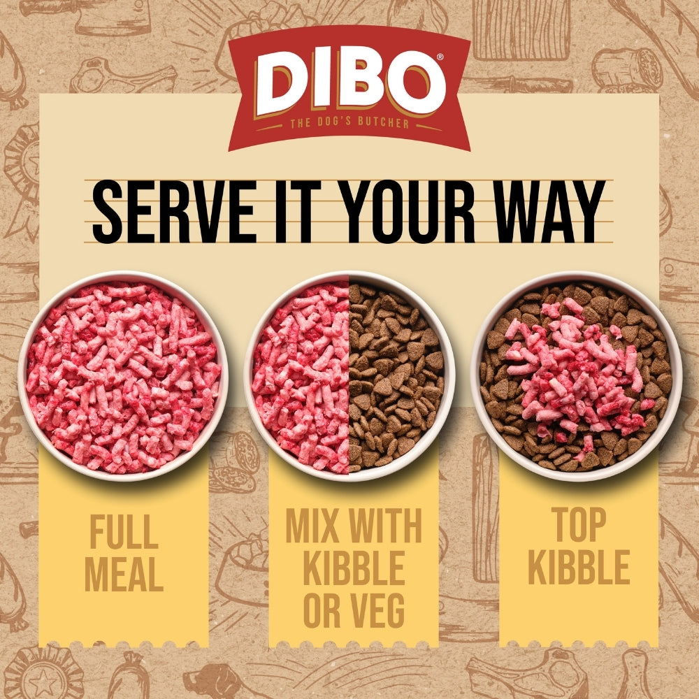 DIBO Free Flow Mince Chicken and Lamb 90/10 1kg
