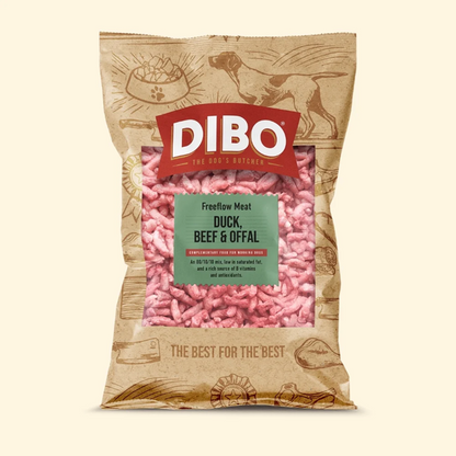 DIBO Free Flow Mince Duck, Beef and Offal