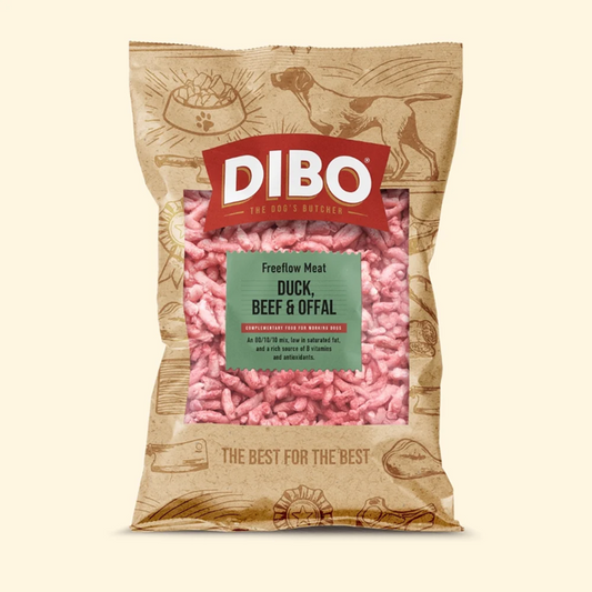 DIBO Free Flow Mince Duck, Beef and Offal