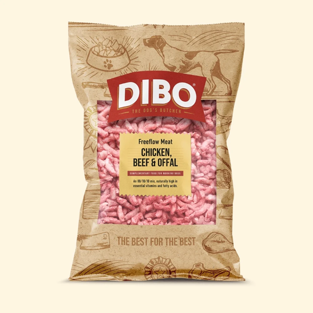 DIBO Free Flow Mince Chicken, Beef and Offal