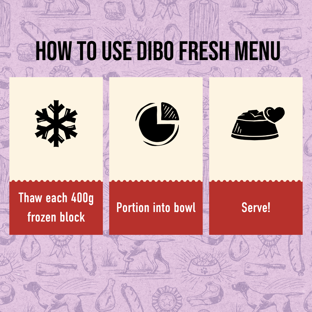 DIBO Fresh Cooked Block - Lamb 400g