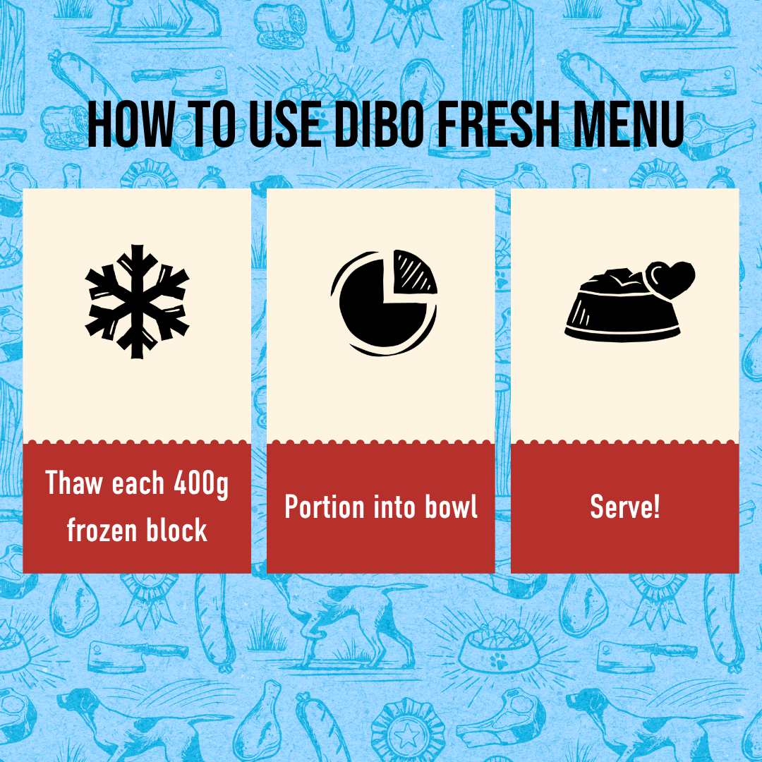DIBO Fresh Cooked Block - Salmon 400g