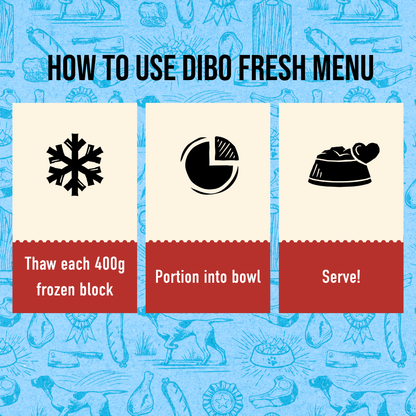 DIBO Fresh Cooked Block - Salmon 400g