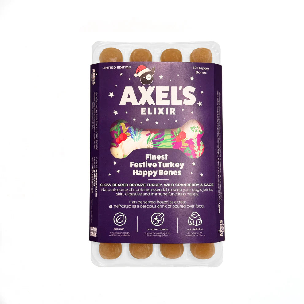 Axels Elixir Festive Turkey, Cranberry & Sage Happy Bones