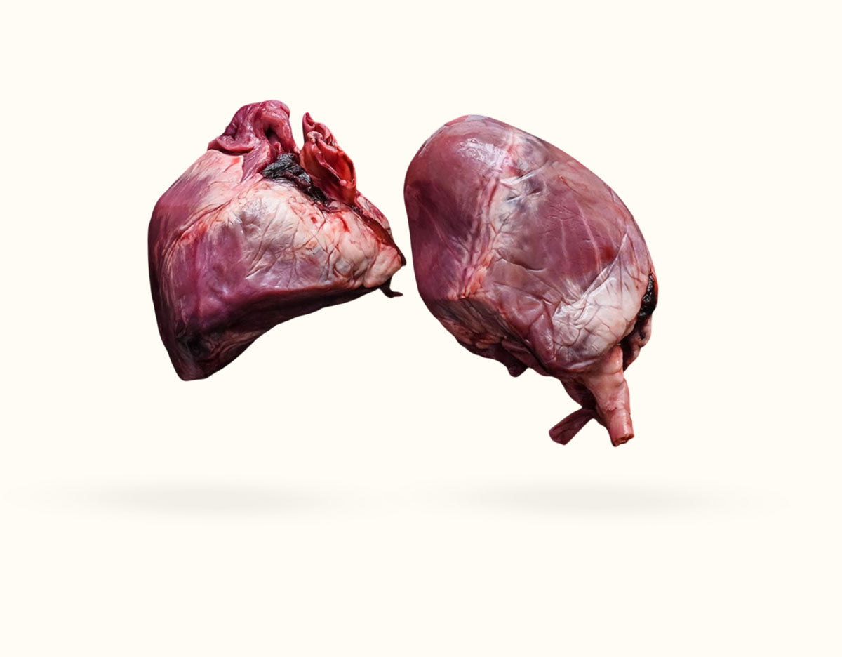 Whole pig heart x4 or 1kg if  from large sow hearts locally sourced